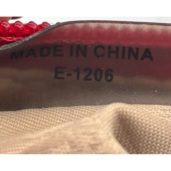 Michael Kors Jacquard Monagram Wristlet‎ Mini Bag Red Leather Signature Lining - Picture 13 of 16